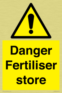 Danger Fertiliser store